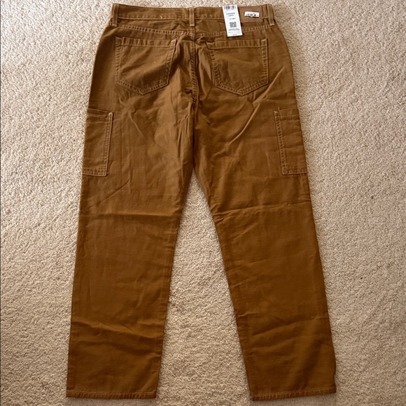 NWT Wm’s Levi Denizen 12 Brown Loose Straight Cargo Pants - Picture 2 of 3